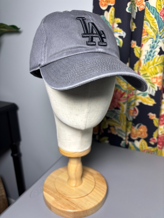 ‘47 Brand Accessories - MLB LOS ANGELES DODGERS '47 CLEAN UP Baseball Hat Charcoal Gray